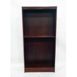 Modern open bookcase with adjustable shelves, width 90cm