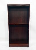 Modern open bookcase with adjustable shelves, width 90cm