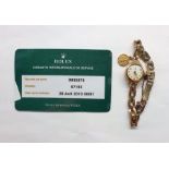 Lady's Rolex Precision wristwatch in 9ct gold