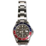 Rolex Oyster Perpetual GMT-Master superlative chronometer gent's wristwatch with stainless steel