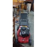 Briggs & Stratton petrol driven lawnmower 450E 125CC, MTD46BS with grass collector