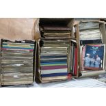 Large quantity of long playing records, mainly classical including box sets of Beethoven, some 78'