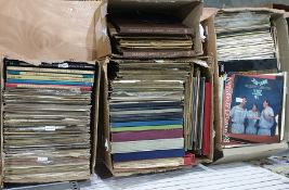 Large quantity of long playing records, mainly classical including box sets of Beethoven, some 78'