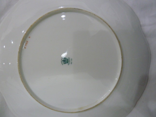 Coalport porcelain part dessert service, pattern No.2308, six pieces,  viz:- three variously - Image 6 of 6