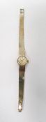 Lady's Tissot wristwatch with 9ct gold strap