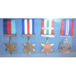 Assorted medals to include two WWI medals to Private W Jeffries, Grenadier Guards, Group of two