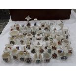 Quantity of crestedware, various makes to include Gemma, Arcadian, Carlton and Willow (2 boxes)