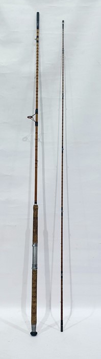 Two part cane fishing rod