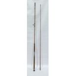 Two part cane fishing rod