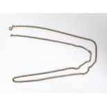 9ct gold chain, belcher link, rose gold, with metal clasp