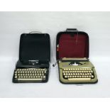 Olympia Spendid 66 manual typewriter and an Imperial 'Good Companion' 75 manual typewriter (2)