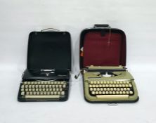 Olympia Spendid 66 manual typewriter and an Imperial 'Good Companion' 75 manual typewriter (2)