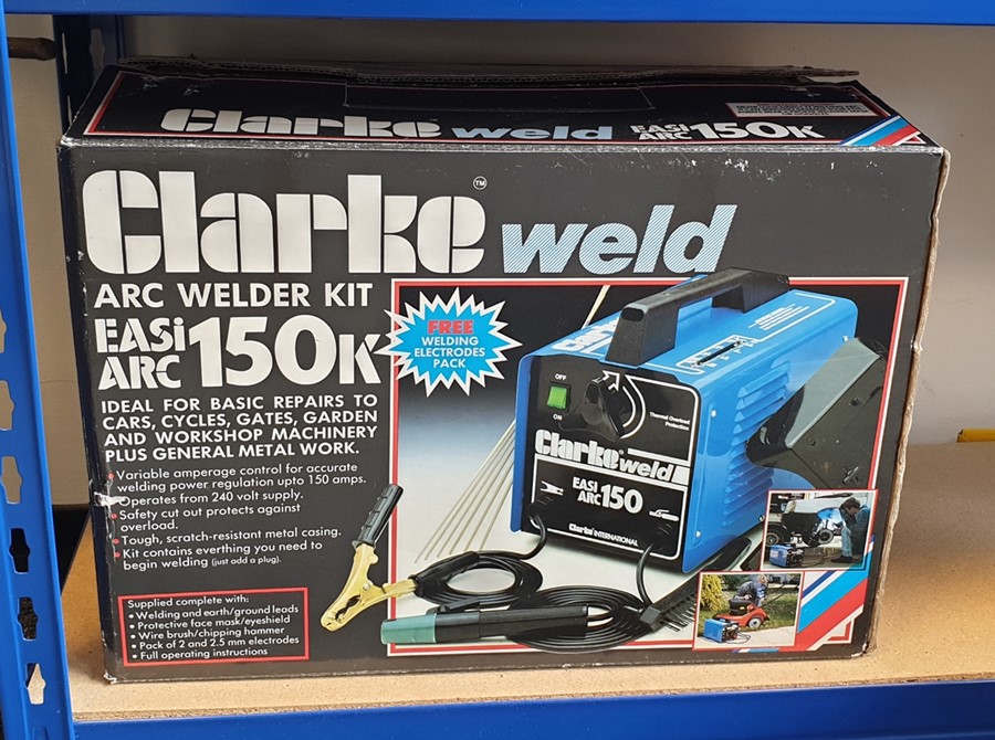 Clark arc welder kit (boxed)