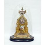 19th century mantel clock with striking movement,
