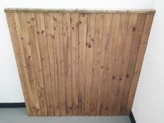 Two fencing panels
