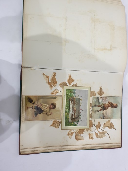 Victorian scrapbook with numerous chromolithograph - Image 69 of 74