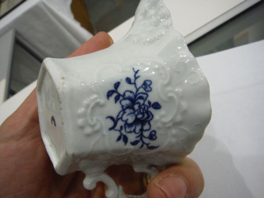 Worcester porcelain small cream jug with underglaz - Image 6 of 6