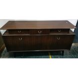 G-Plan teak sideboard with three assorted drawers