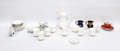 Royal Albert coffee set in the 'Val D'Or' pattern, comprising coffee pot, milk jug, sugar bowl and