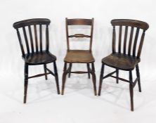 Oxford bar-back chair, a two and three elm seate