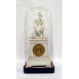19th century mantel clock with striking movement,