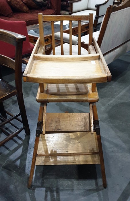 Child's metamorphic highchair