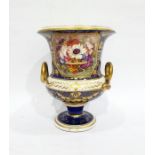 19th century Bloor Derby porcelain two-handled cam