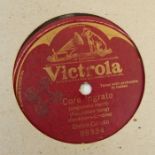 Quantity of 10" vocal records to include Zonophone, Historic Records Society, Winner Imperial, etc