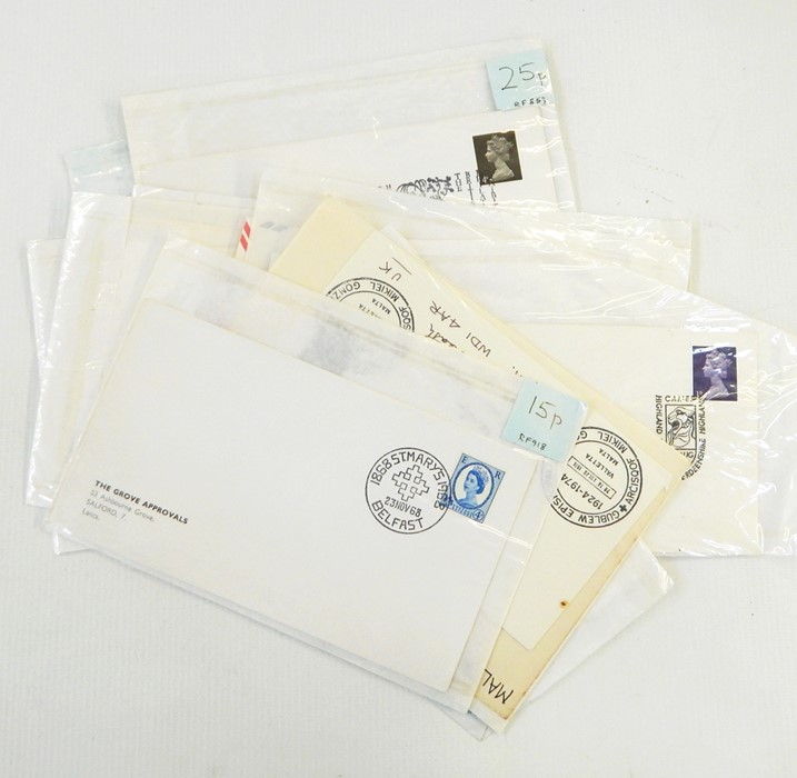GB recorded delivery labels, instructional mixed covers and miscellaneous