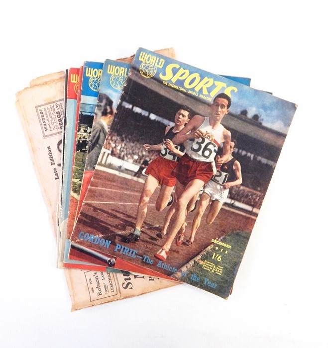 Football interest:  large collection of ephemera to include match day programs, sports magazines