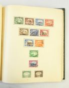 New Age stamp album including King George VI commonwealth used, some mint