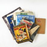 WWI and WWII interest including Bibbys Annual, "Mein Rampf", paperback Winslow, T E  "Forewarned