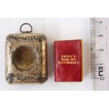 Bryce's English Dictionary incl. The Smallest Dictionary in the World, metal case with window