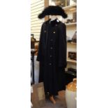 Justice of the Peace court dress uniform, cloak and hat, made for the Honorable Mr W D Shepherd,