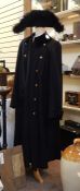 Justice of the Peace court dress uniform, cloak and hat, made for the Honorable Mr W D Shepherd,