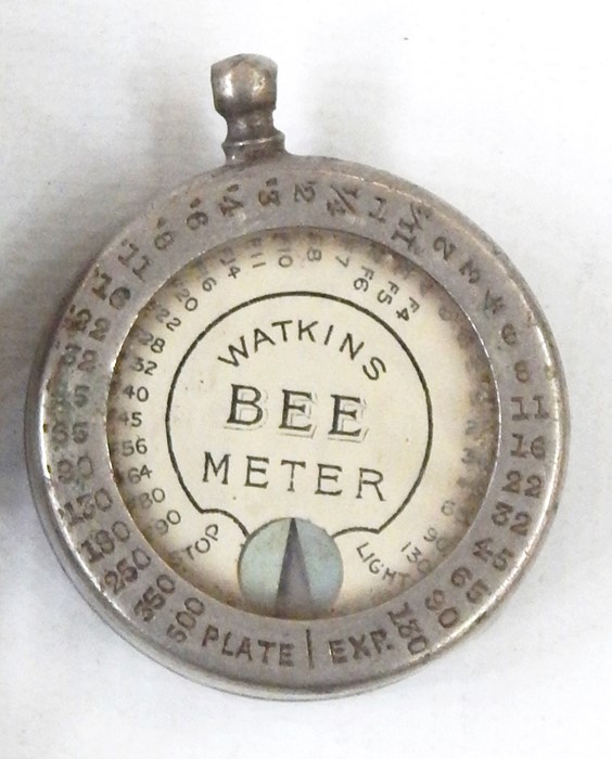 Watkins 'Bee Meter' light meter, and a small compass with folding supports - Image 2 of 2