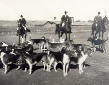 Assorted photographic prints to include example by Meyers Bros, Bombay featuring a hunt, two