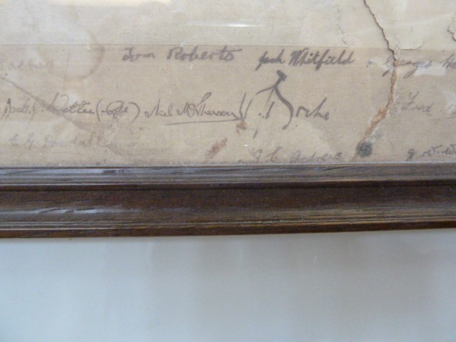 Photograph of Newport Rugby team - 1922-23, with players' signatures, titled 'This Is Newport - Image 2 of 2