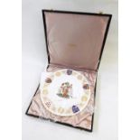Spode limited edition 'The Tewkesbury' plate, in presentation box
