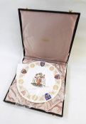 Spode limited edition 'The Tewkesbury' plate, in presentation box