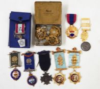Quantity of RAOB gilt metal, enamel and silver medals and other associated items, various