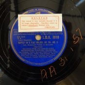 Large quantity of classical 78's, various sizes, including 10", HMV and others