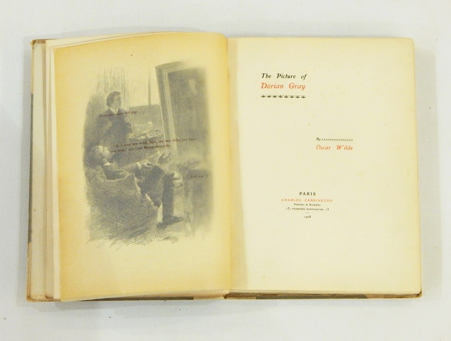 Wilde, Oscar  "The Picture of Dorian Gray", Charles Carrington 1908, first illustrated edition - Image 2 of 3