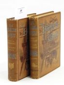 Badminton Library vols 'Shooting' 1887 and 'Hunting' 1885, pictorial cloth, 2 vols (2)