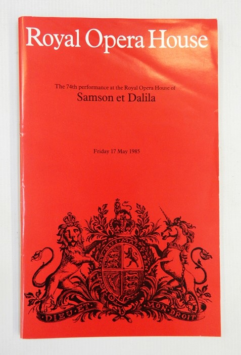 Large quantity of opera programmes to include 'Covent Garden 1955, Thursday 27th October, Gala