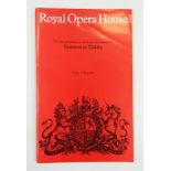 Large quantity of opera programmes to include 'Covent Garden 1955, Thursday 27th October, Gala