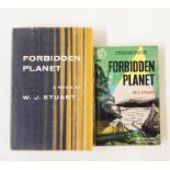 Stuart, W J  "Forbidden Planet", Farrar Straus & Cudahy, New York 1956, yellow cloth with grey