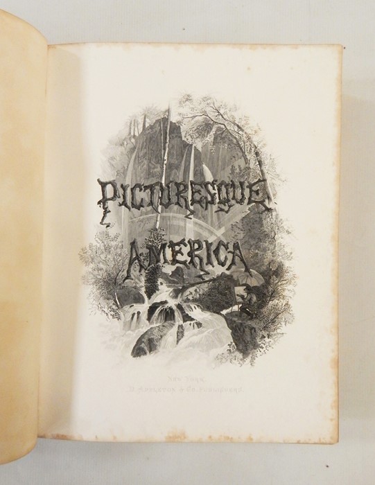 Cullen Bryant, William "Picturesque America ... a Delineation by Pen and Pencil ...", illustrated on - Image 2 of 3