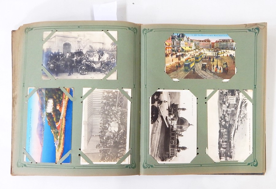 Album of assorted postcards on various subjects to include examples by Mabel Lucie Atwell, Lawson