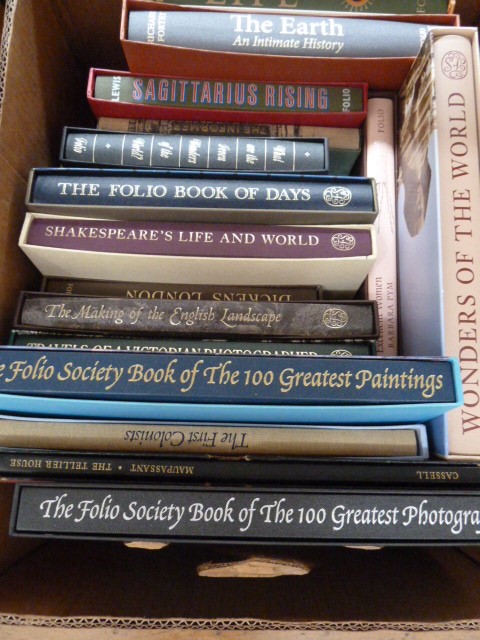 Folio Society three boxes to include 'Folio Society book of Photographs' 'Book of Days', Henry - Image 3 of 4